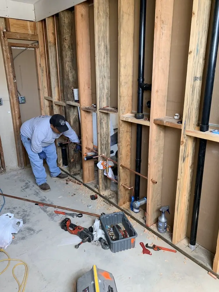 Commercial rough-in plumbing for Commercial Plumbing in Unionville